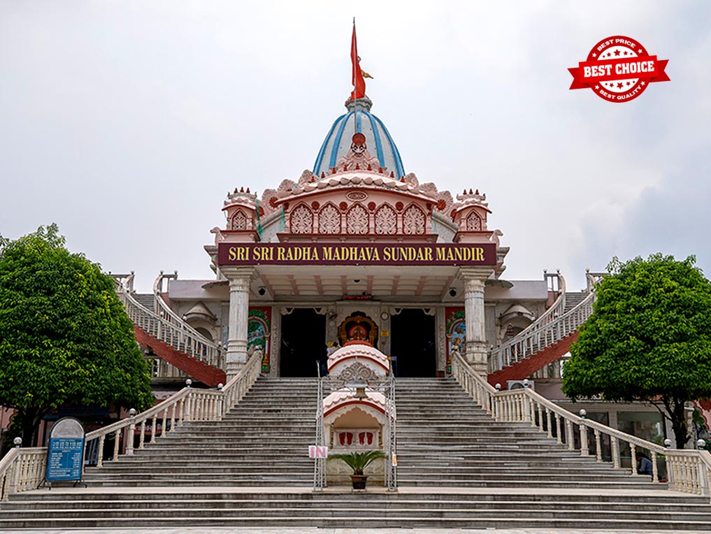 Đền Iskcon : Ngôi đền còn được biết đến với cái tên Sri Sri Radha Madhav Sundar Mandir